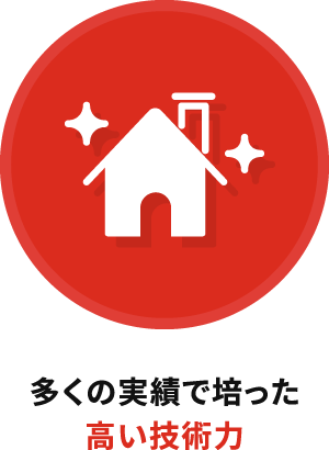 多くの実績で培った高い技術力